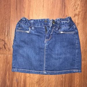 Denim miniskirt